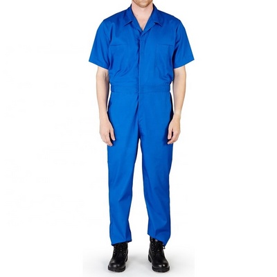 150gsm Light Weight Cotton Short Sleeve Summer Coveralls