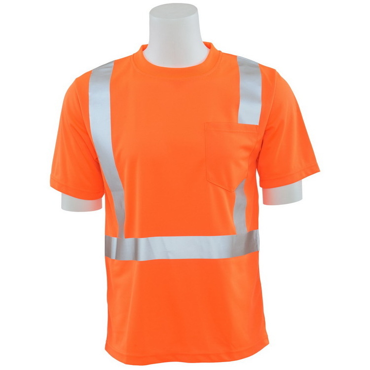 Hot Sale Hi Vis Work Class 2 Safety Green T Shirt