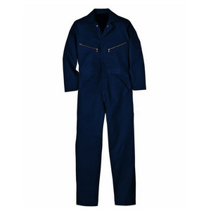 Hot Sale Polyester / Cotton One Piece Metal Zipper Front Men Boiler Suit