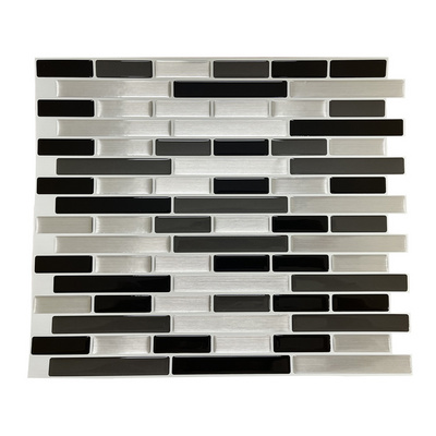 Peel and stick backsplash wall mosaic tile stickers for kitchen tile adhesive