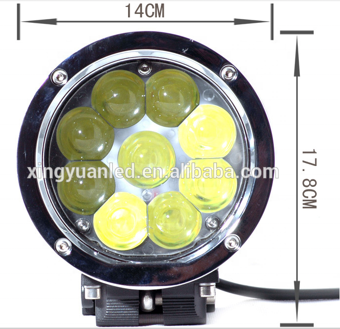 45W CE Offroad 5.5 inch Car LED Work Light Spot Lights for ATV SUV Fishing Boat Tractor Trucks