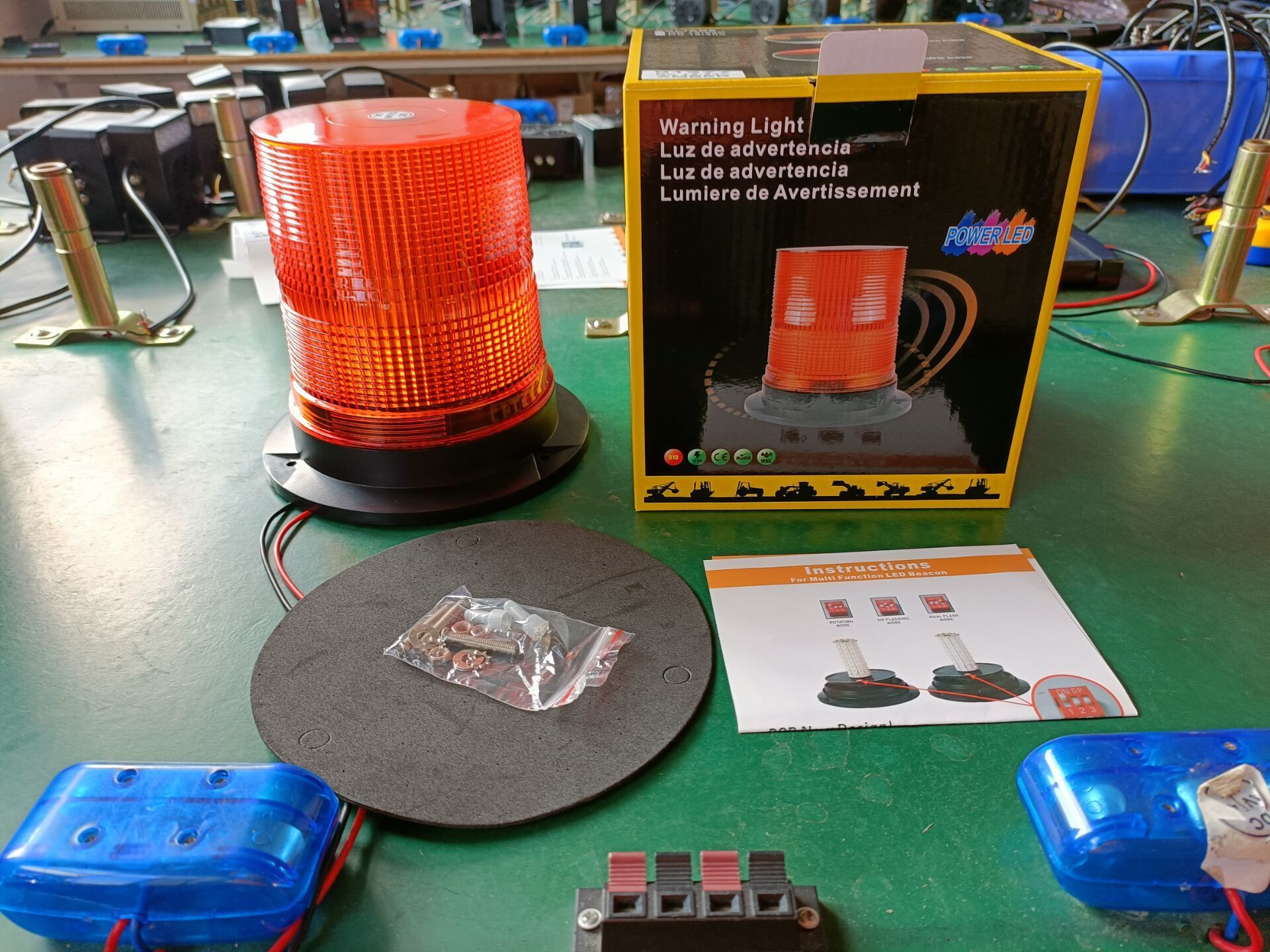 R65 Flashing Warning Signal Strobe Beacon Light Luz Baliza emergency Ambulance Trucks Forklift Mining lights