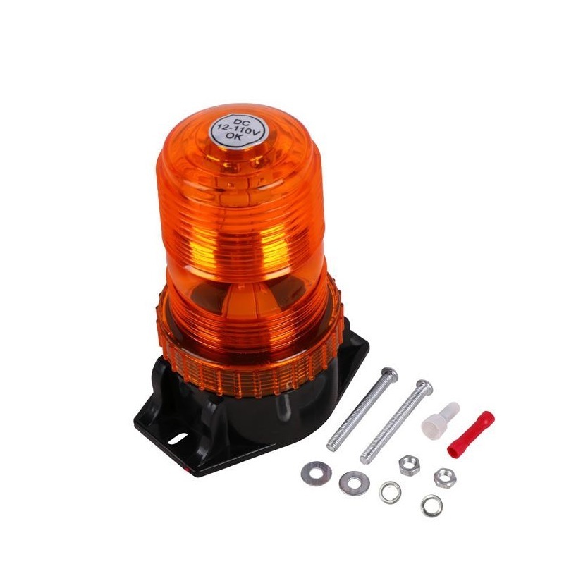 ECE R 10  Rotating Flashing Beacon Warning Safety Signal 12-110 V Amber LED Beacon Amber LED Forklift Warning Light