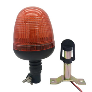 Amber 12V 24V Emergency Safety  Rotators Mining Truck Rotating Strobe Lamp IP65 Heavy Excavator Led Flash Beacon Light