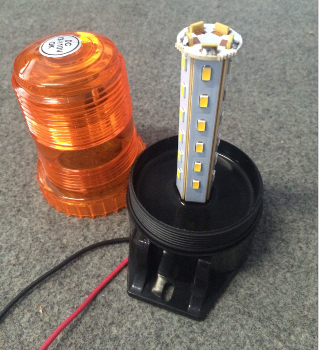 ECE R 10  Rotating Flashing Beacon Warning Safety Signal 12-110 V Amber LED Beacon Amber LED Forklift Warning Light