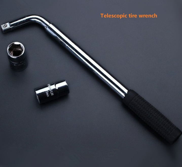 Tire Spanner Lightweight Adjustable Wrench L Type Telescopic Wrench