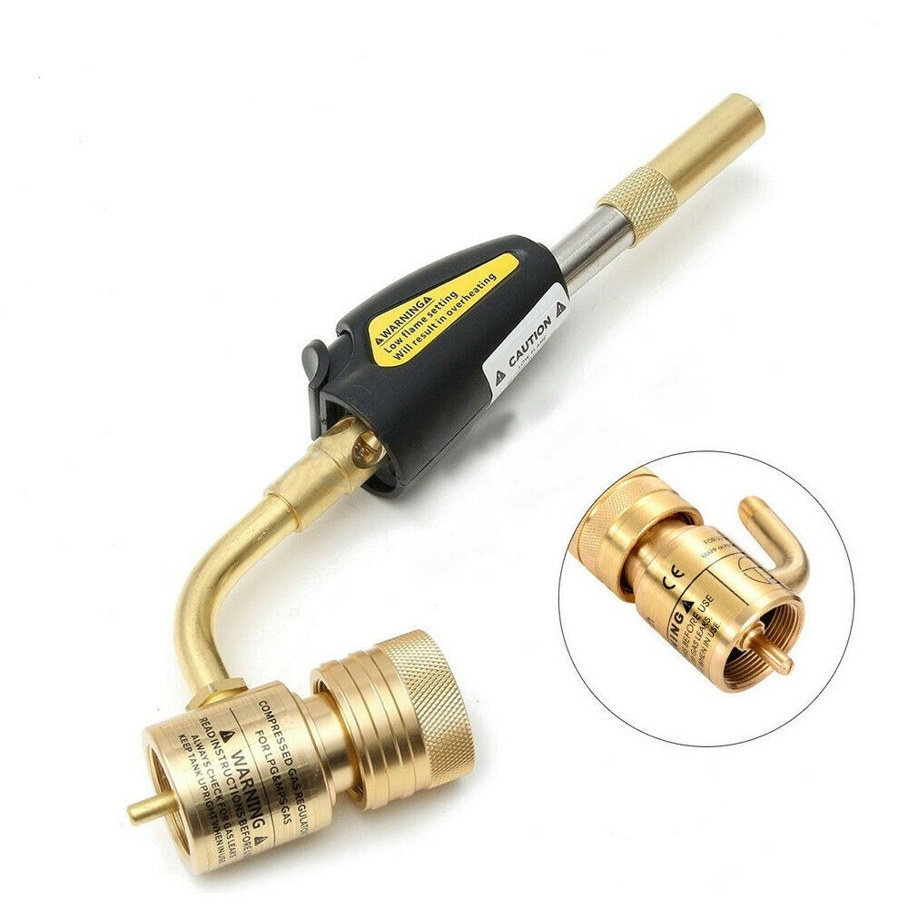 Mapp Gas Hand Self-Ignition hand Torch Brazing Solder Propane Welding Plumbing mapp torch