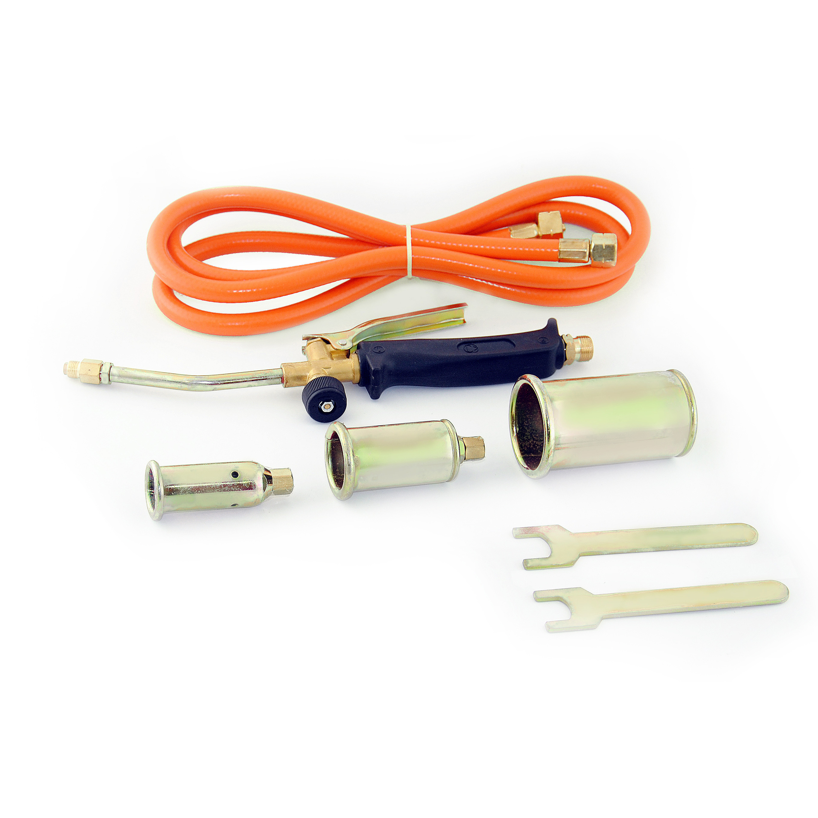 Portable Soldering Torch Propane torch with 3 nozzles and 1.5m hose