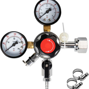 0-60PSI working pressure Beer keg regulator CO2 tank regulator with CGA320 inlet