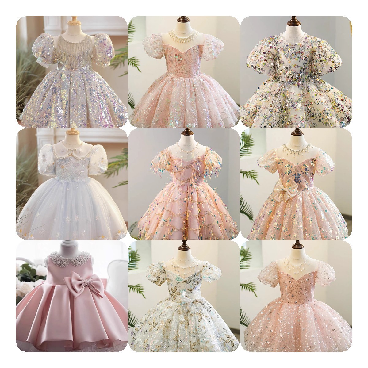 LaceHot Style Baby Girls Princess Lace Dress Clothes Tulle  Infant Party Birthday Ball Gown Dresses For Children's Clothing