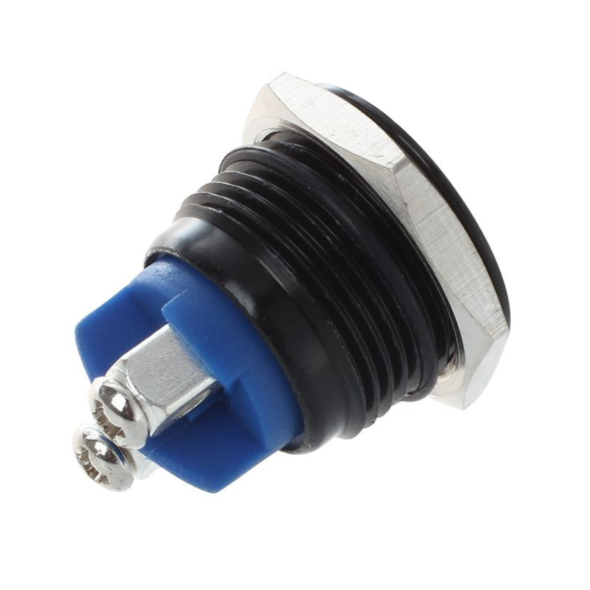 Horn Push Button Switch For car 16mm button switch latching  black push button switch power rest push