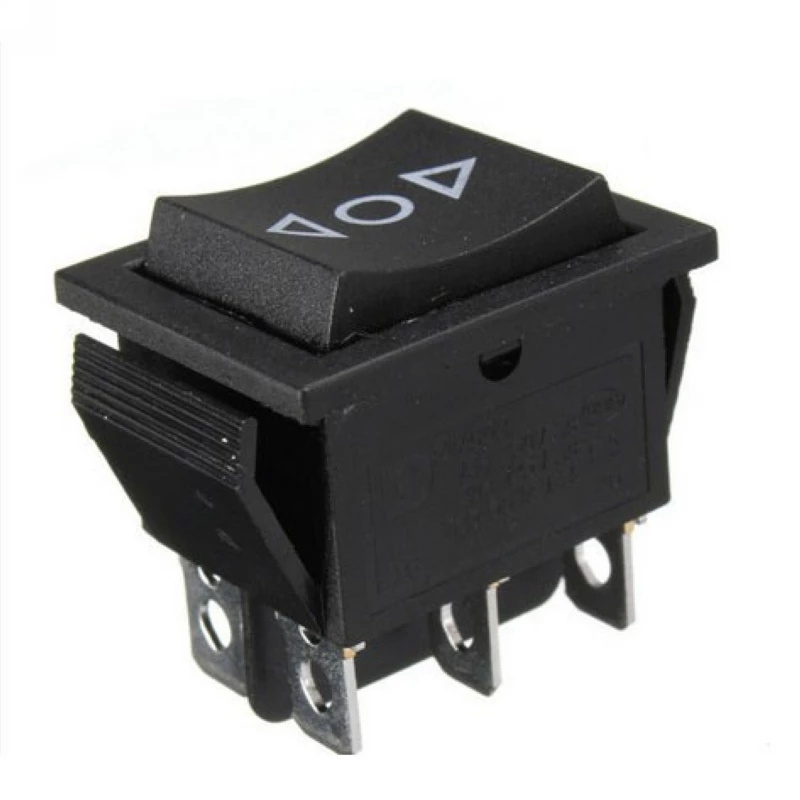 Universal 6 Pin DPDT ON-OFF-ON Switch AC 250V/10A 125V/15A Car Boat Power Window Sunroofs Rocker Switch