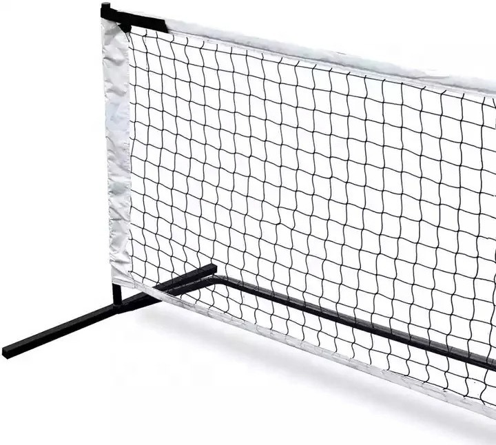 Professional heavy duty wheels custom official portable pickleball net set with wheels