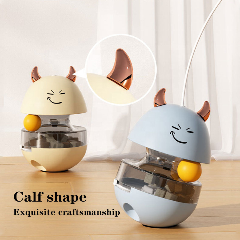 pet toys Hot selling pet interactive & movement toys 2023 cat teaser stick cat balance toy tumbler missing food ball