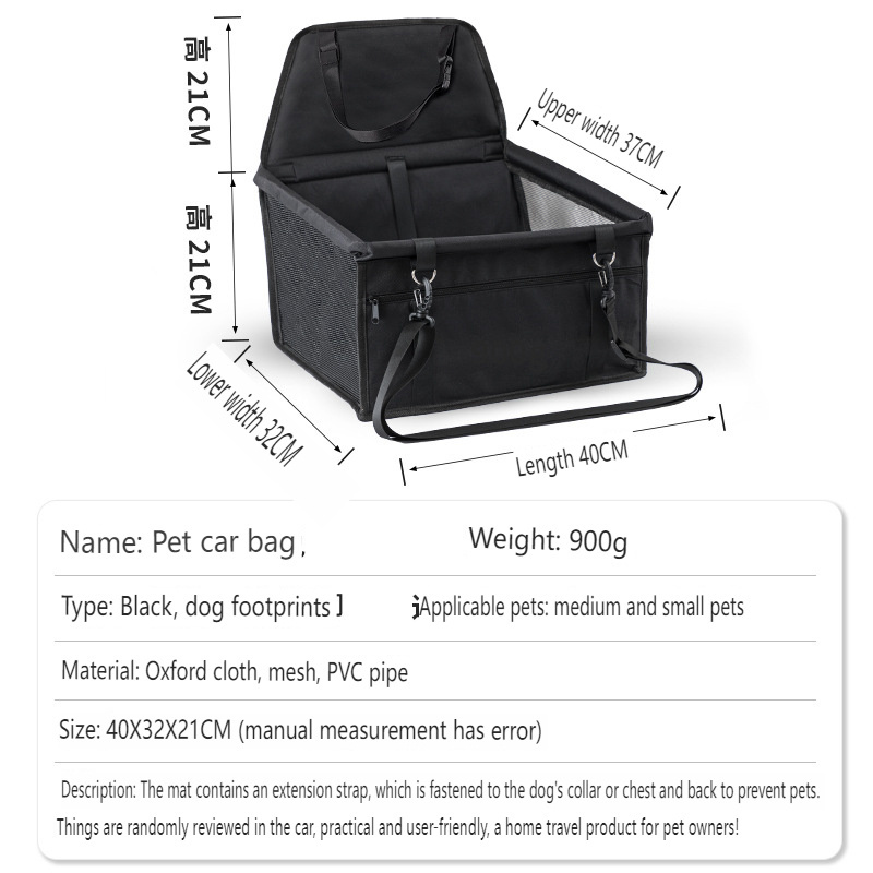 Interior Cloth Folding Accordion Collapsible Back Seat Storage Box Trunk Cat Dog Car Organizer With Lid Pet Carrier Bag