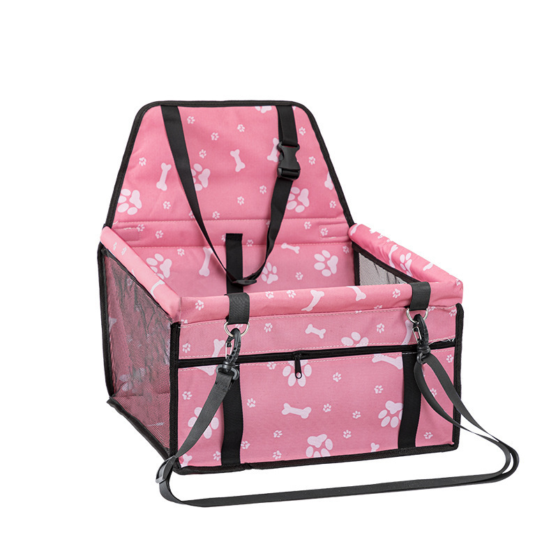 Interior Cloth Folding Accordion Collapsible Back Seat Storage Box Trunk Cat Dog Car Organizer With Lid Pet Carrier Bag