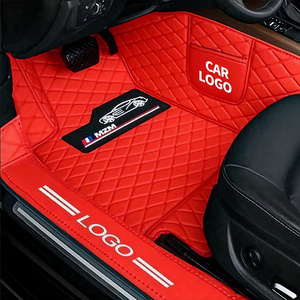 Practicality Strong Durability Non-slip Front Back Seat Different Brand Waterproof PU Leather Car Floor Mat Car Carpet Car Mat