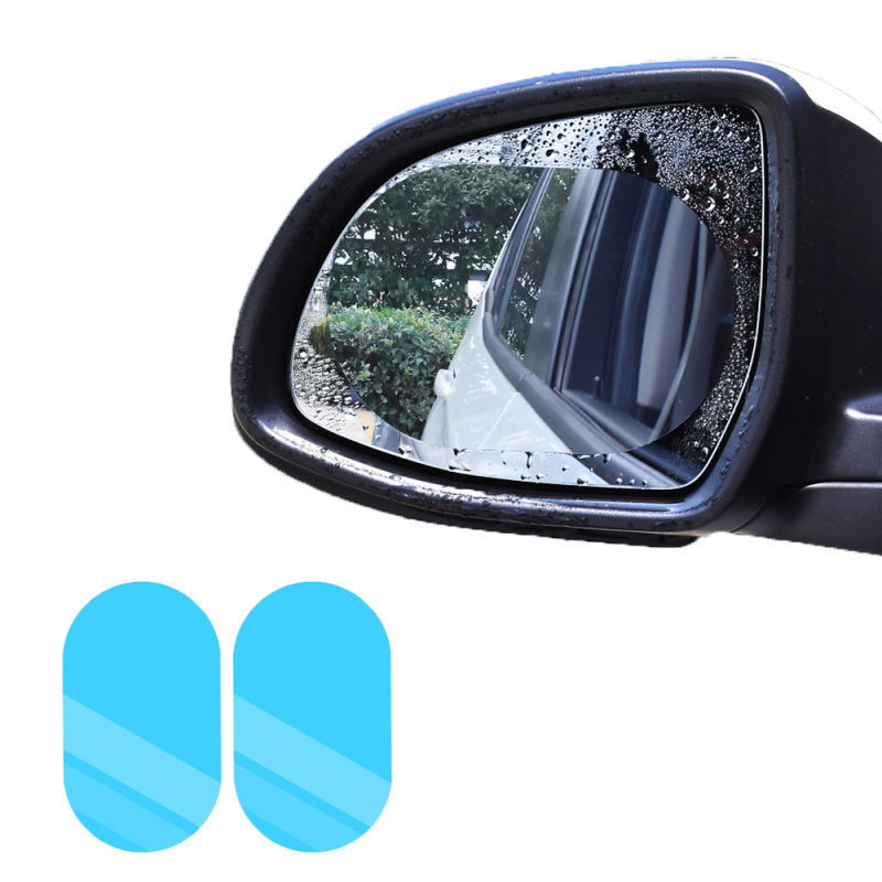 Cars Rearview Mirror Window Protective Film Car Accessories Interior Anti-Fog Membrane Waterproof Rainproof Auto Stickers