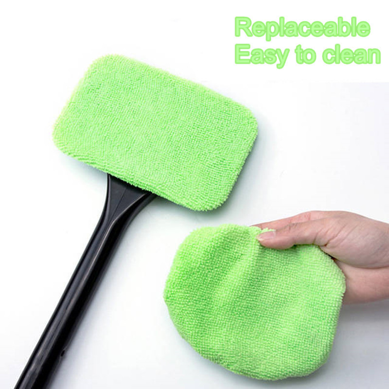 Car Window Cleaner Brush Kit Windshield Cleaning Tool Inside Interior Auto Glass Wiper