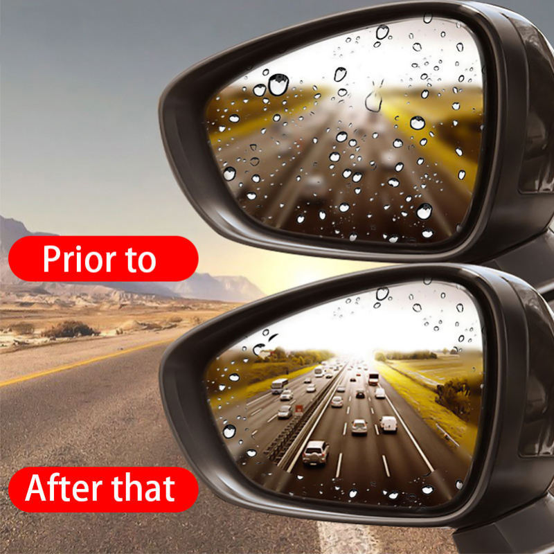 Cars Rearview Mirror Window Protective Film Car Accessories Interior Anti-Fog Membrane Waterproof Rainproof Auto Stickers