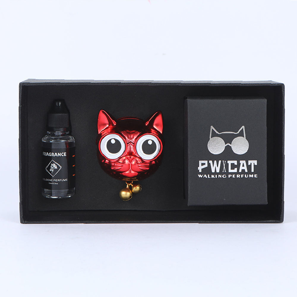 Cartoon Cute Cat Car Aromatherapy Air freshener Vent Clip Interior Accessories