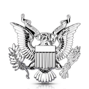 Presidential badge car logo 3D three-dimensional metal modified eagle body rear tail logo car decoration stickers