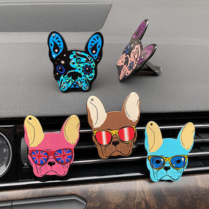 Car Aromatherapy Purifier Fragrance Pet Puppy With Sunglasses Diffuser French Bulldog Car Air Freshener