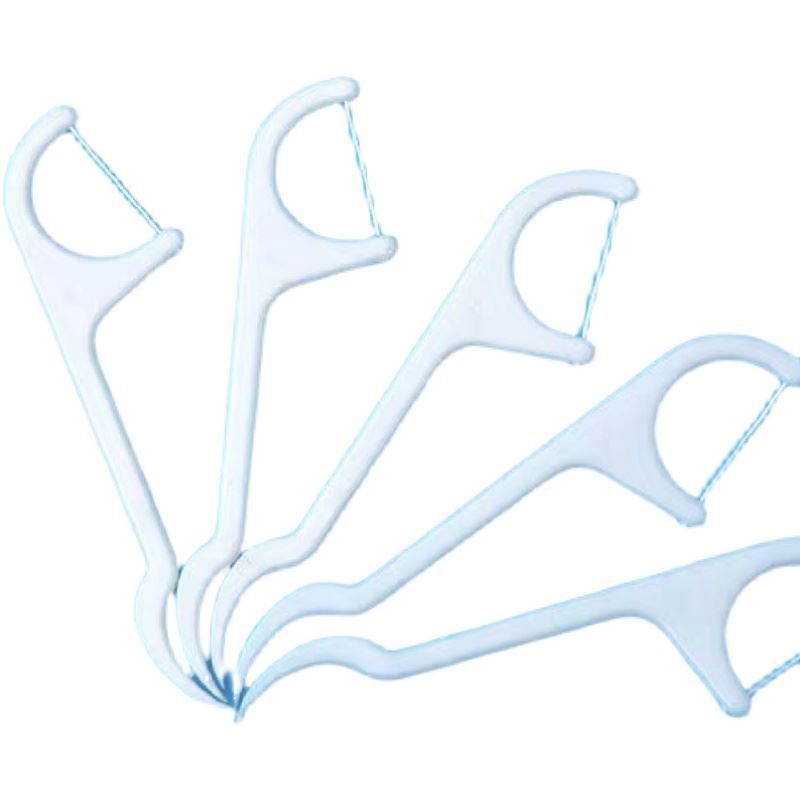 50pcs 100 pcs Dental Floss Flosser Picks Toothpicks Teeth Stick Tooth Cleaning With Bag Package