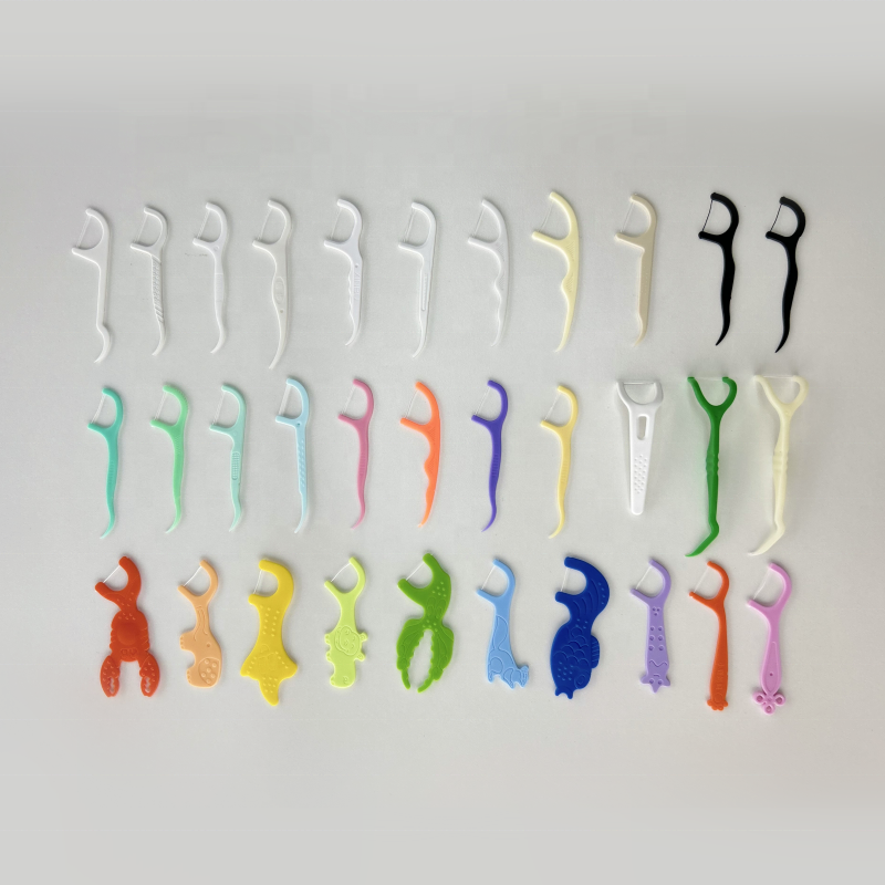 50pcs 100 pcs Dental Floss Flosser Picks Toothpicks Teeth Stick Tooth Cleaning With Bag Package