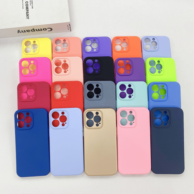 Luxury Custom Logo Designer colorful silicone tpu Phone case  Mobile phone cover For Iphone 14 13 pro max case