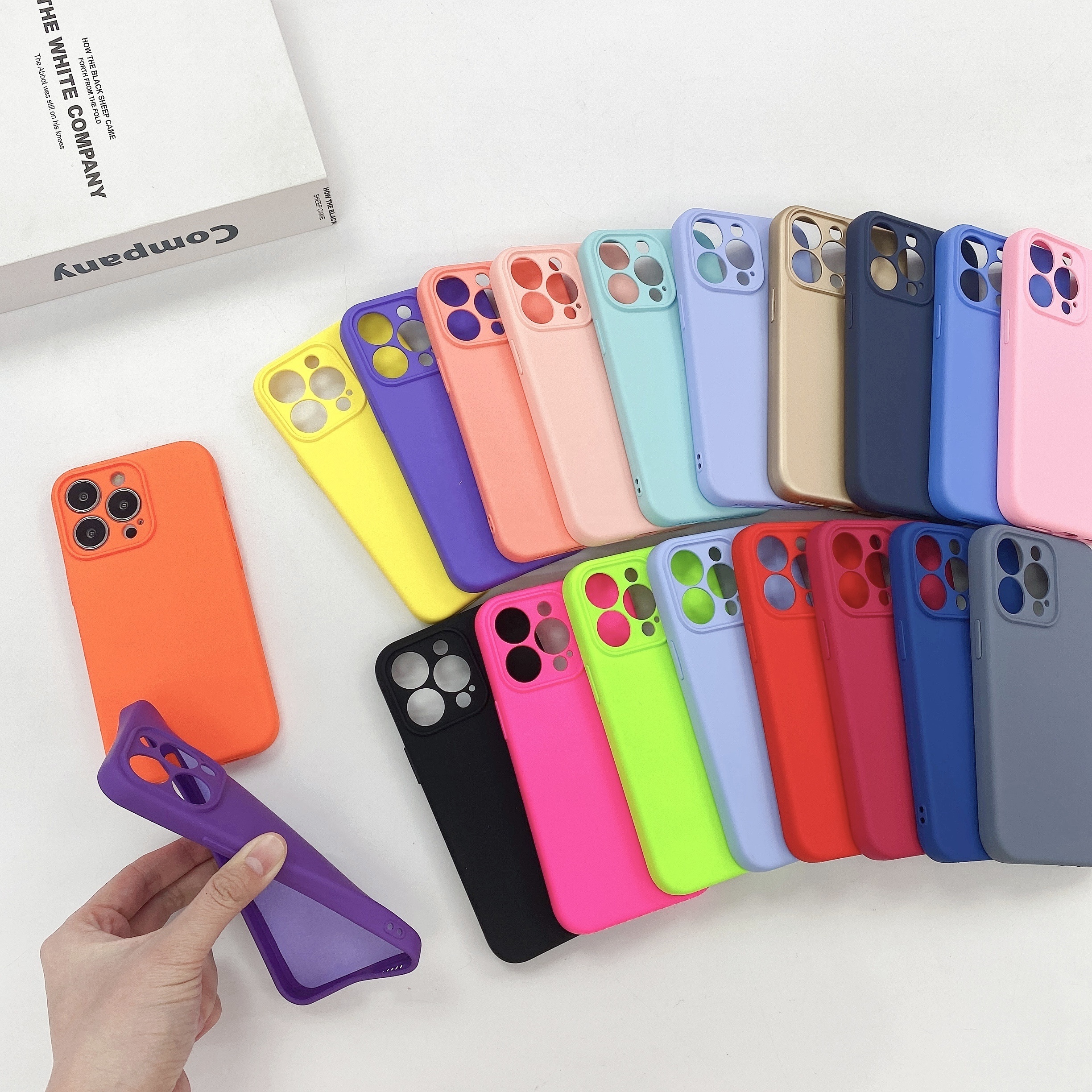 Luxury Custom Logo Designer colorful silicone tpu Phone case  Mobile phone cover For Iphone 14 13 pro max case