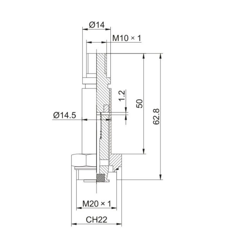 High Quality Stainless Steel Plunger Tube Assembly Core Tube Solenoid Valve Armature Solenoid Plunger