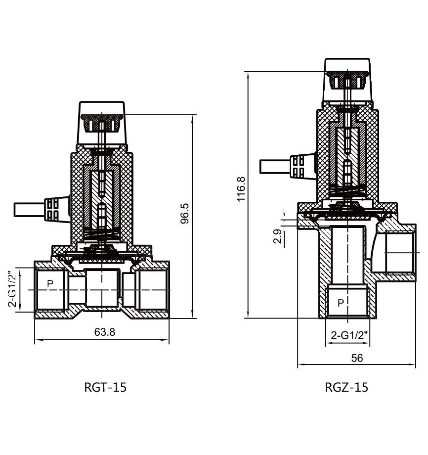 High Quality Alloy Through Solenoid Valve Safety Control Valve Low Voltage LPG Gas Emergency Shut-off Solenoid Valve