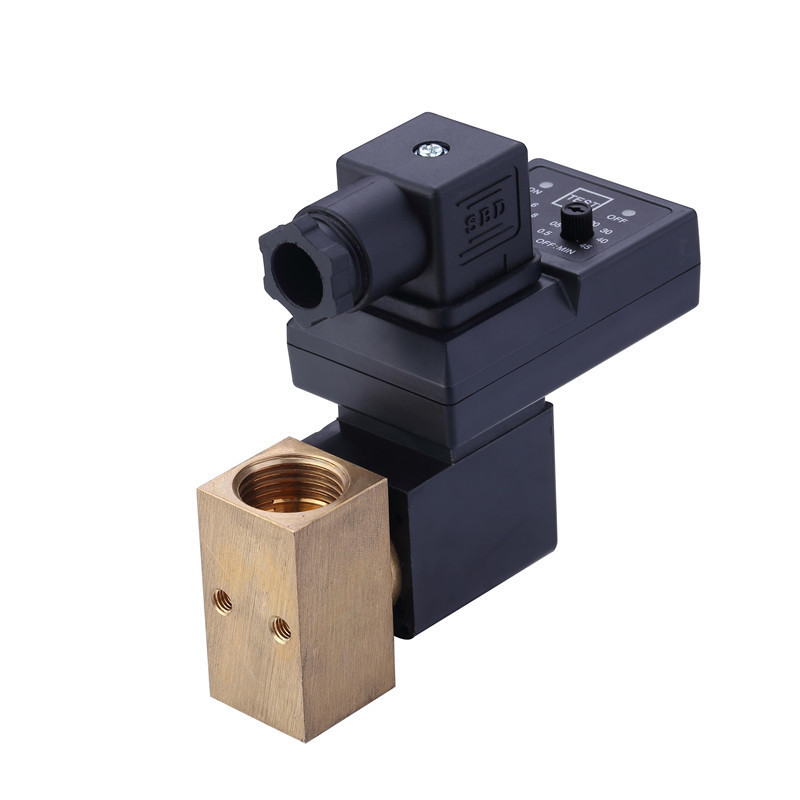 Customize 1/2'' 220V Solenoid Valve Digital Timer Auto Drain Irrigation Water Solenoid Valve Automatic Drain Valve with Timer