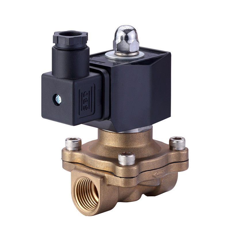 2w160-15 2W Series Direct Acting Solenoid valve Brass Stainless Steel Waterproof Normally Closed 2/2 way Solenoid Valve