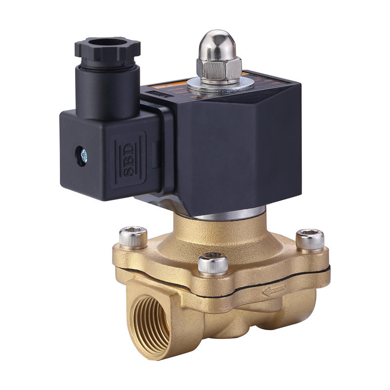 2w160-15 2W Series Direct Acting Solenoid valve Brass Stainless Steel Waterproof Normally Closed 2/2 way Solenoid Valve