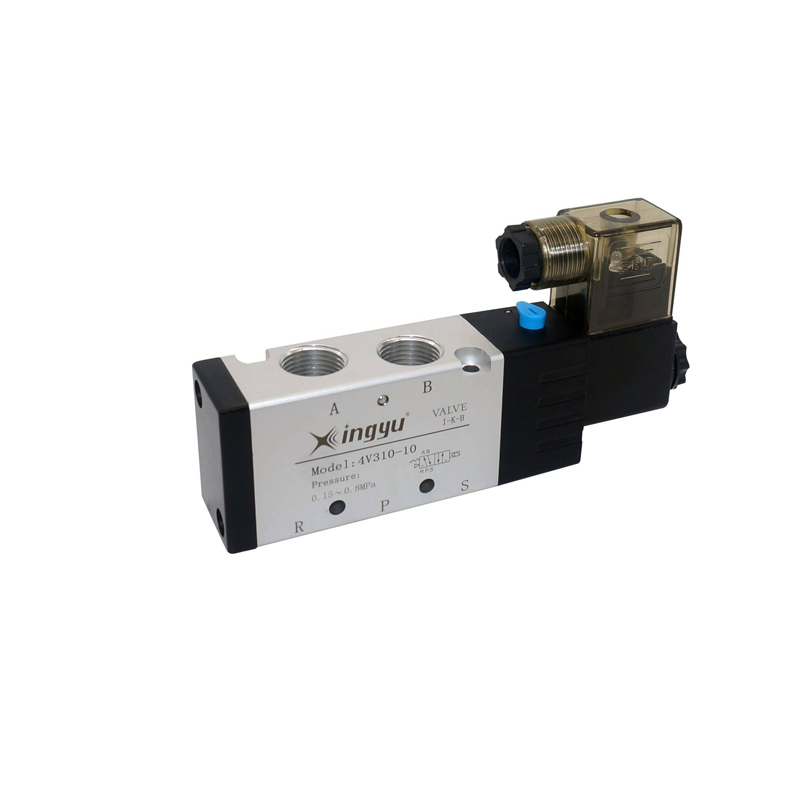 4V310-08B 1/4'' SMC Solenoid Valve Single Coil Wire Lead Coil 2 Position 5 Way DC24V SMC Pneumatic Solenoid Valve