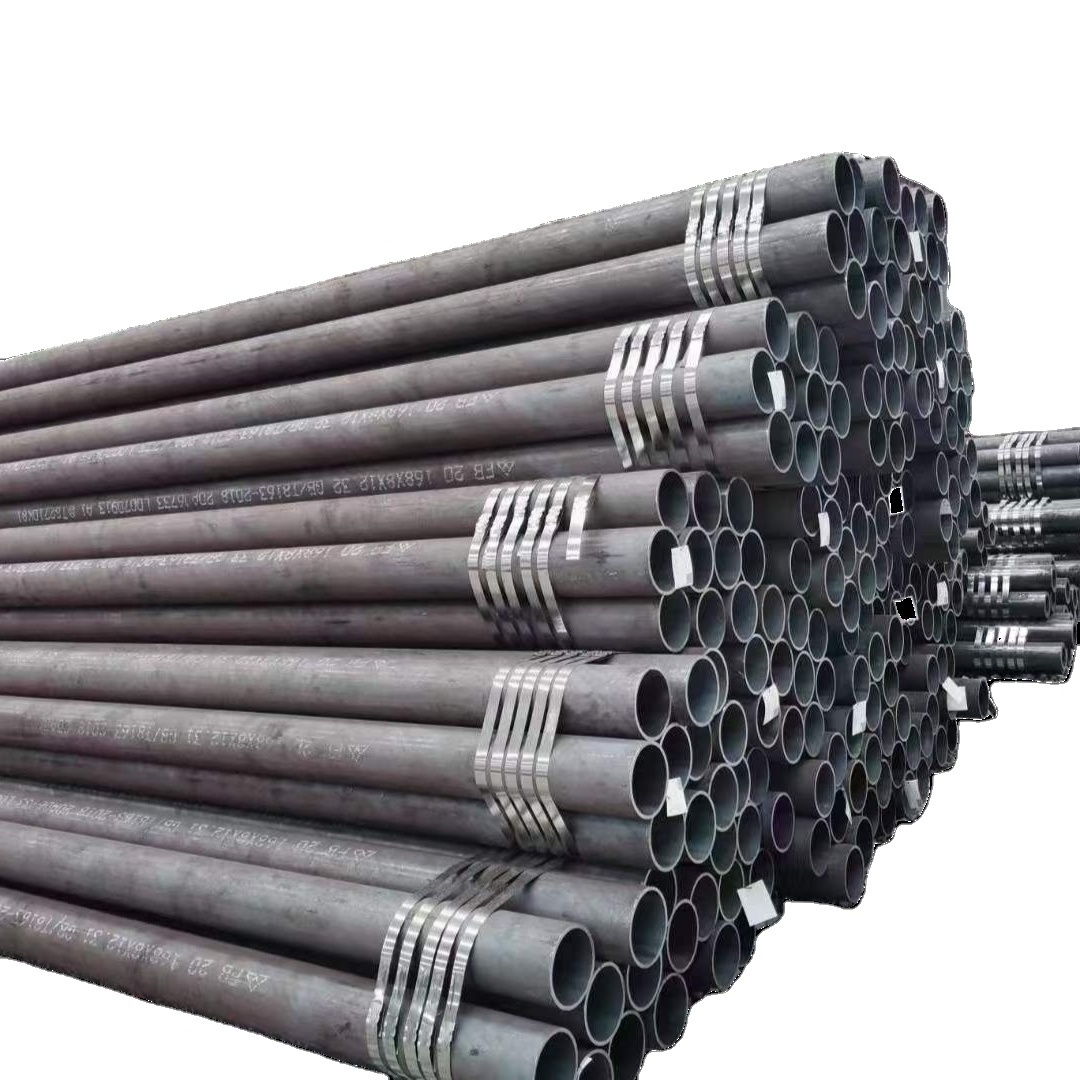 Hot Rolled 159mm Carbon Seamless Steel Line Pipe A106/A53 Export Carbon Steel Pipe Structure API/EMT 12m Length GB BIS Certified