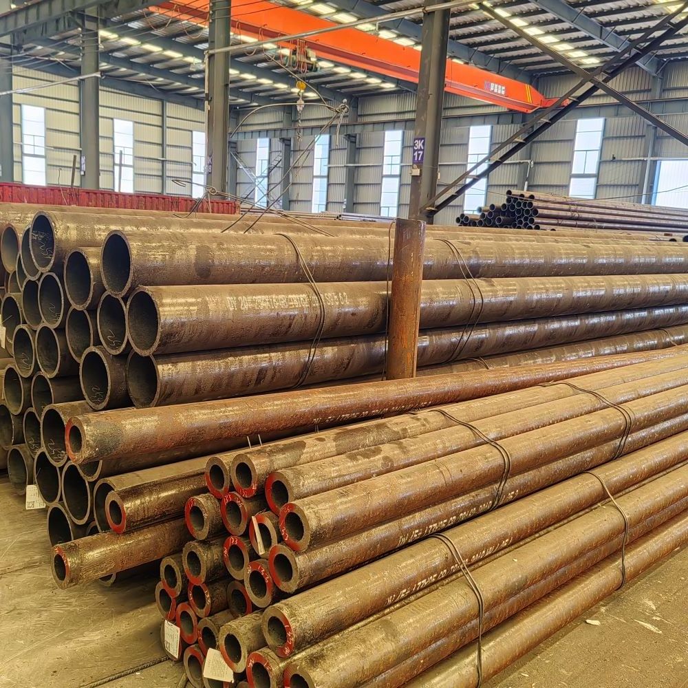 Hot Rolled 159mm Carbon Seamless Steel Line Pipe A106/A53 Export Carbon Steel Pipe Structure API/EMT 12m Length GB BIS Certified