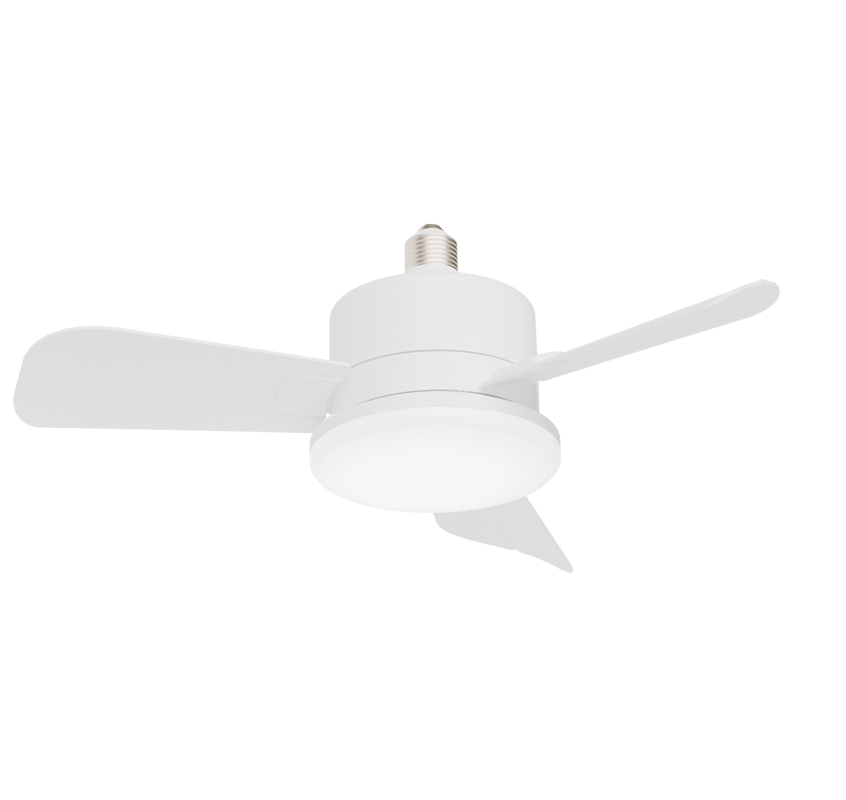 Newest 1000 Lumens Ceiling Fan with Light Remote 6 Gear Wind Speed E26 E27 Dimmable LED Socket Fan Light for replacement of bulb