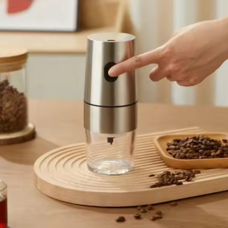 Portable wireless cordless electric rechargeable coffee bean mill coffee bean grinder JC30