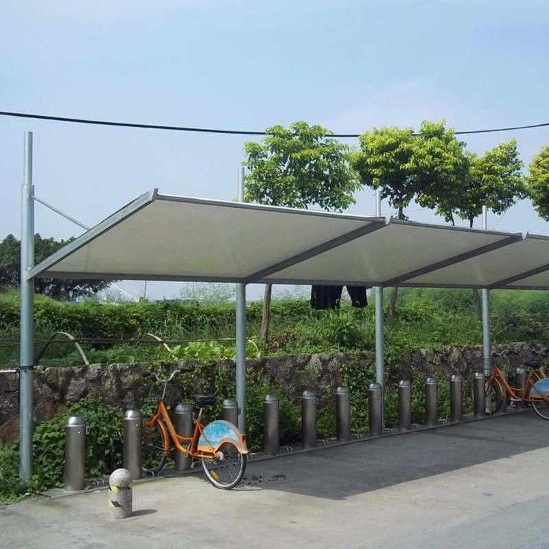 XZ OEM ODM Customized wholesale waterproof solar steel transparent plastic cover sheet pc metal Membrane Structure carports