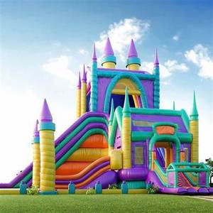 XZ OEM ODM mini inflatable white wedding bounce house jumping bouncy castle with ball pit kids