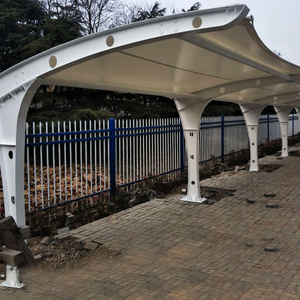 XZ OEM ODM Customized wholesale waterproof solar steel transparent plastic cover sheet pc metal Membrane Structure carports