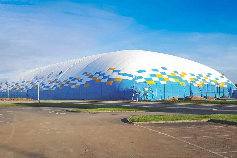 XZ OEM ODM Building Stadium inflatable Membrane  structure for sale football air dome