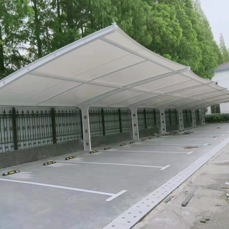 XZ OEM ODM Customized heat resistant tent 10 x 20 Membrane Structure canopy anual simple folding carport /car