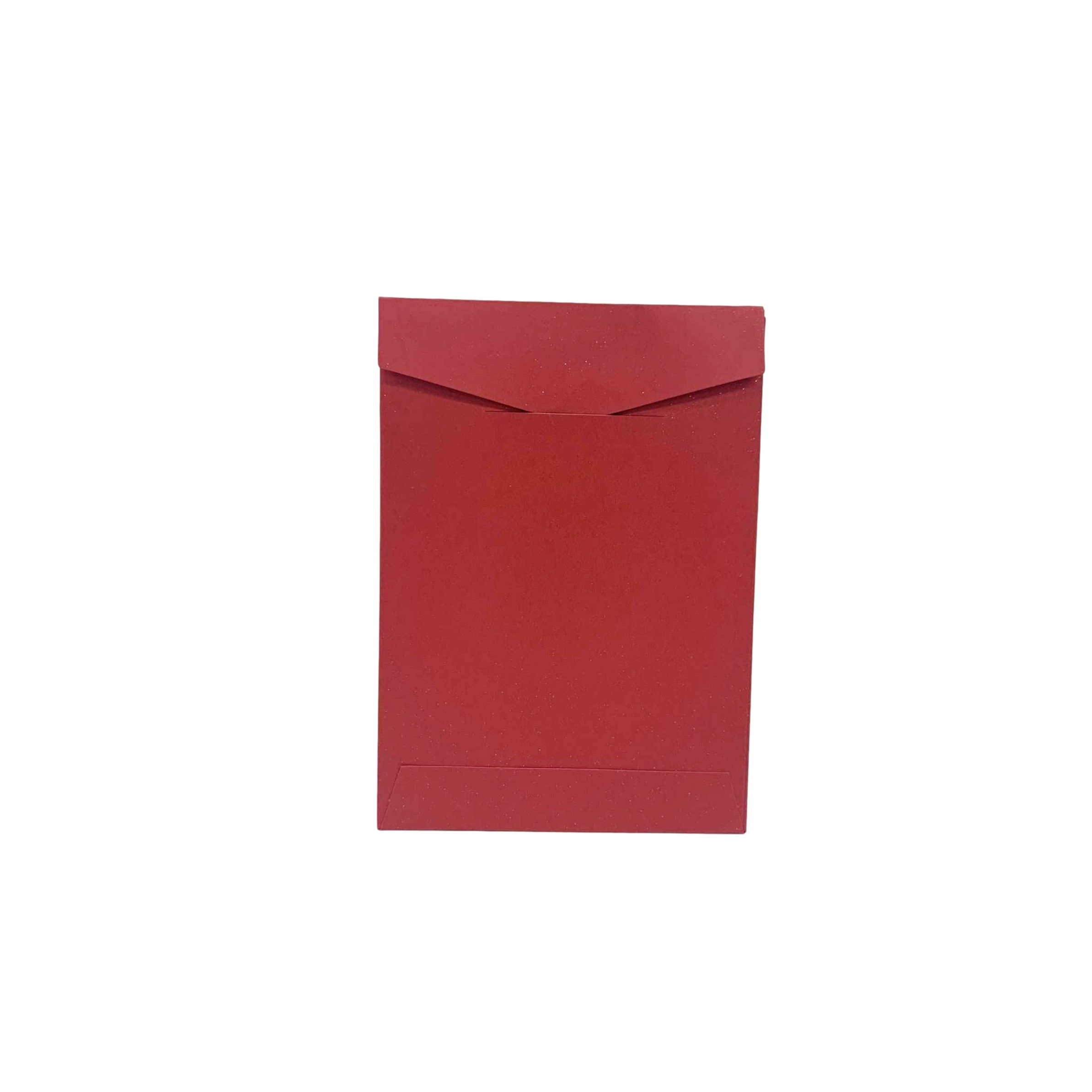 Custom Matte Red Color Gold Logo Small Paper Envelope Red Packets