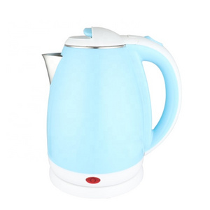 1.8L cheap price wholesales traditional blue plastic inner stainless steel electric kettle