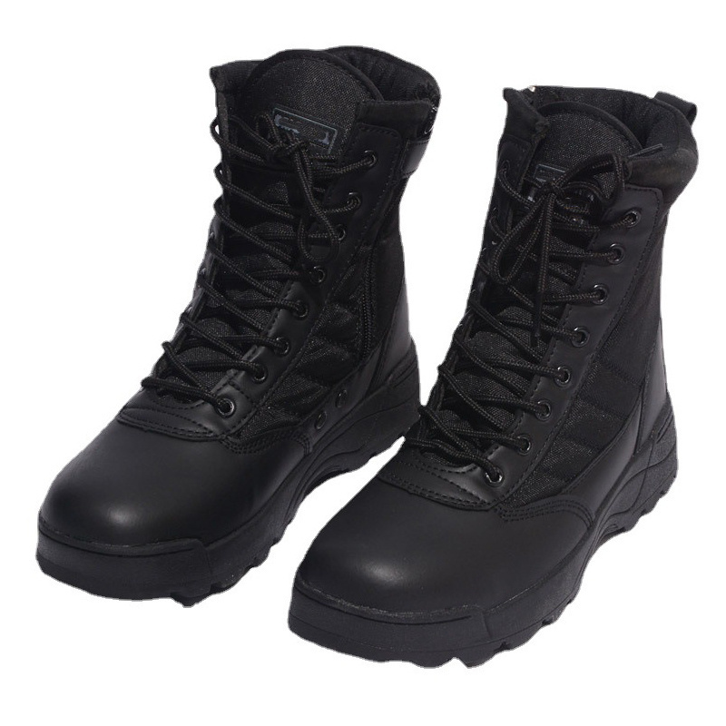 Support OEM/ODM high top outdoor keep warm botas tacticals desert combat boots suede