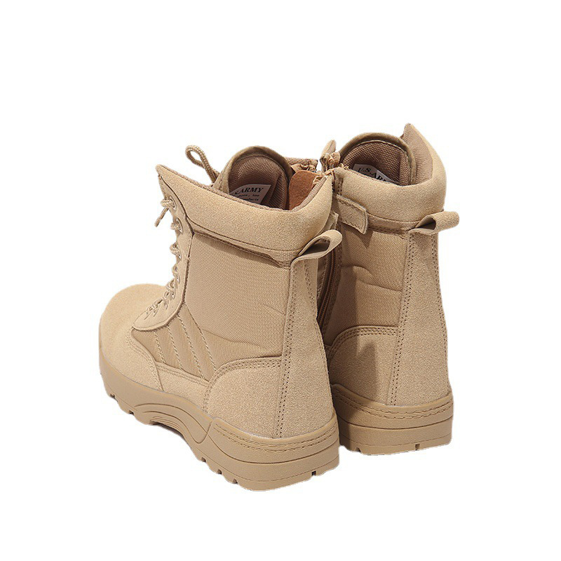 Support OEM/ODM high top outdoor keep warm botas tacticals desert combat boots suede